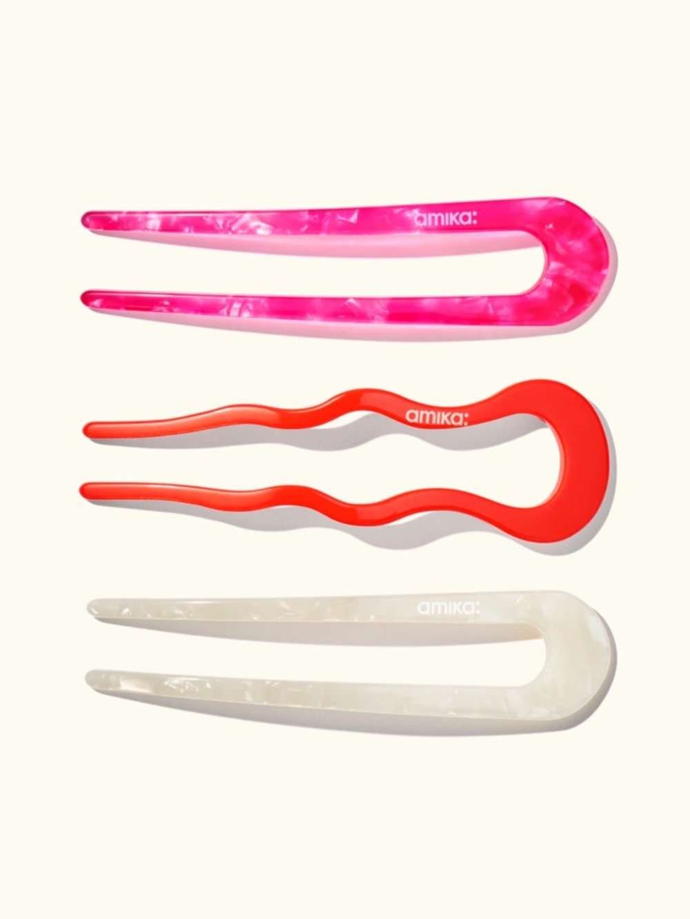 NWT amika Trio French Hair Pins